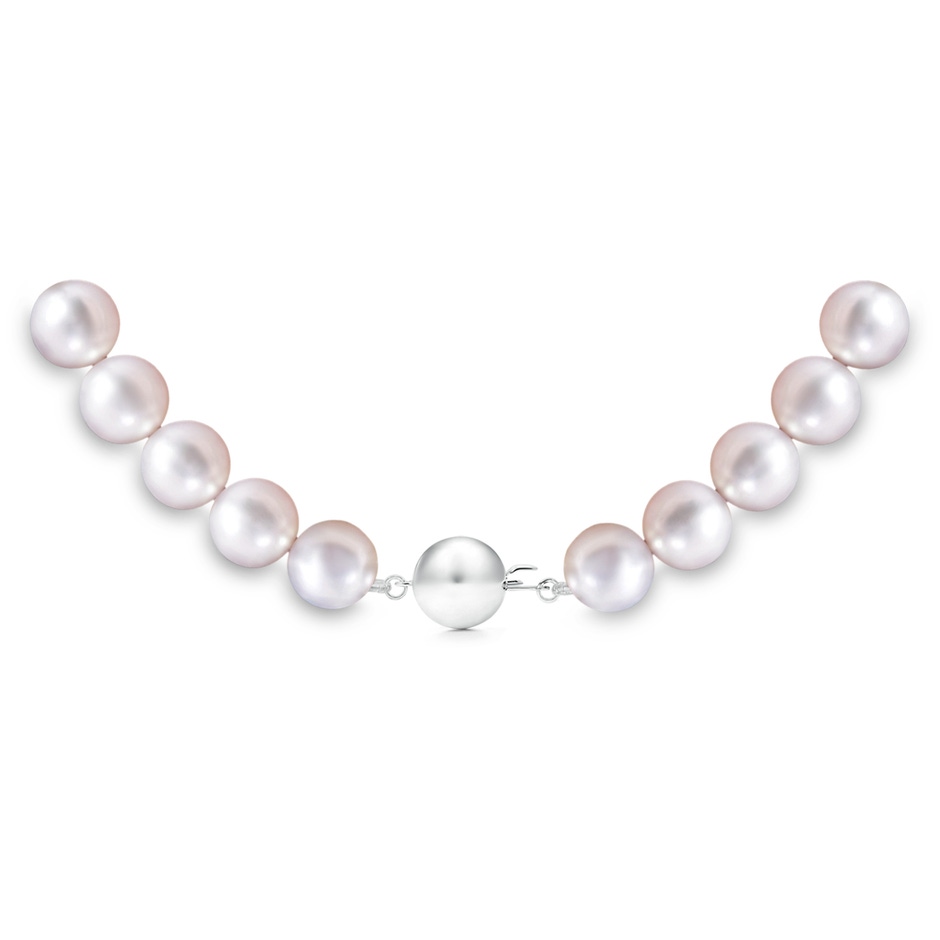 6-7mm Ball Clasp 6-7mm, 16" Japanese Akoya Pearl Single Strand Necklace in White Gold product image