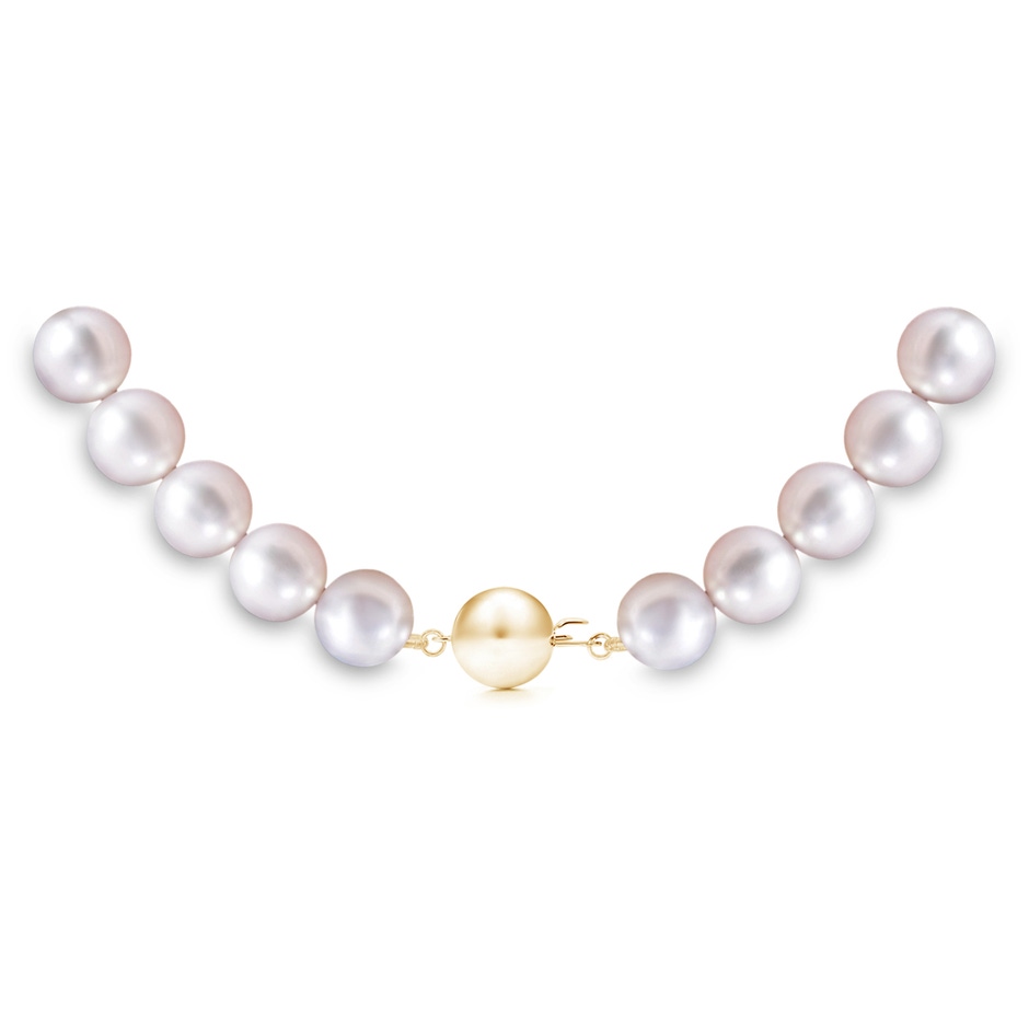 6-7mm Ball Clasp 6-7mm, 16" Japanese Akoya Pearl Single Strand Necklace in Yellow Gold product image