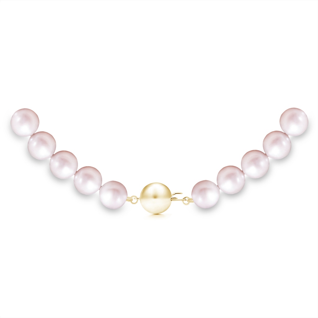 6-7mm Ball Clasp 6-7mm, 16" Freshwater Pearl Single Strand Necklace in Yellow Gold Product Image