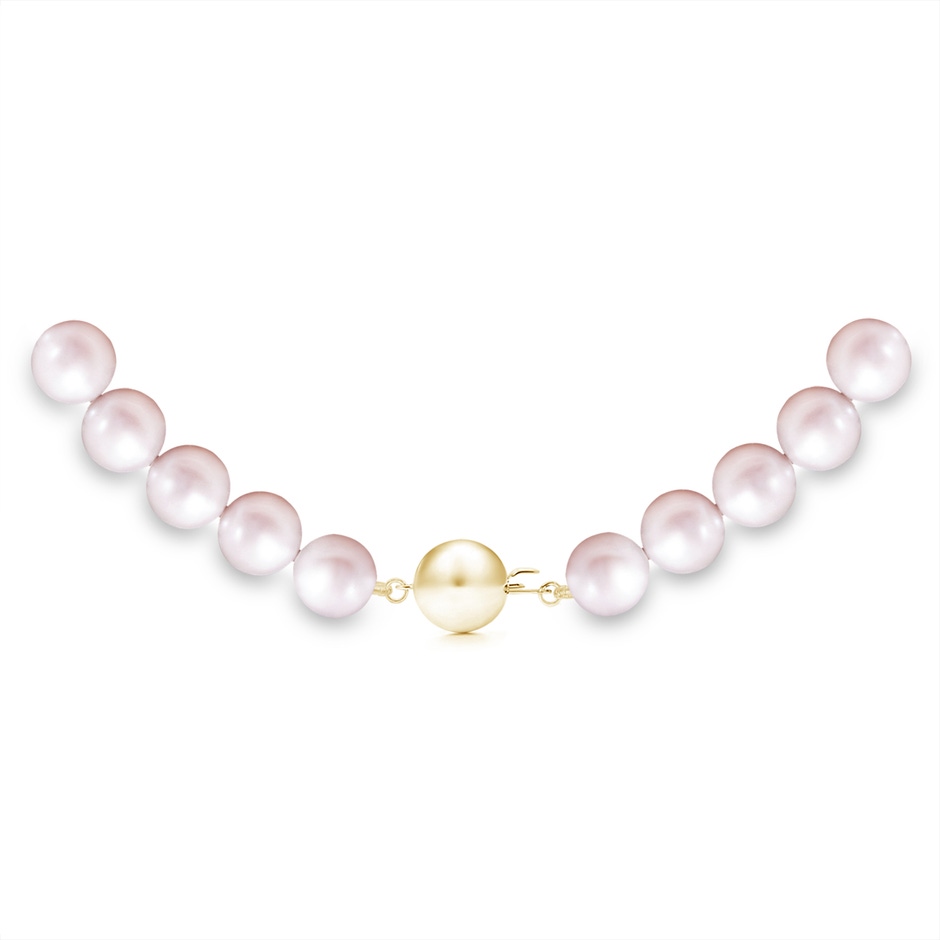 6-7mm Ball Clasp 6-7mm, 16" Freshwater Pearl Single Strand Necklace in Yellow Gold side 299