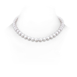 9-10mm Ball Clasp 9-10mm, 16" Freshwater Cultured Pearl Single Line Necklace in Yellow Gold