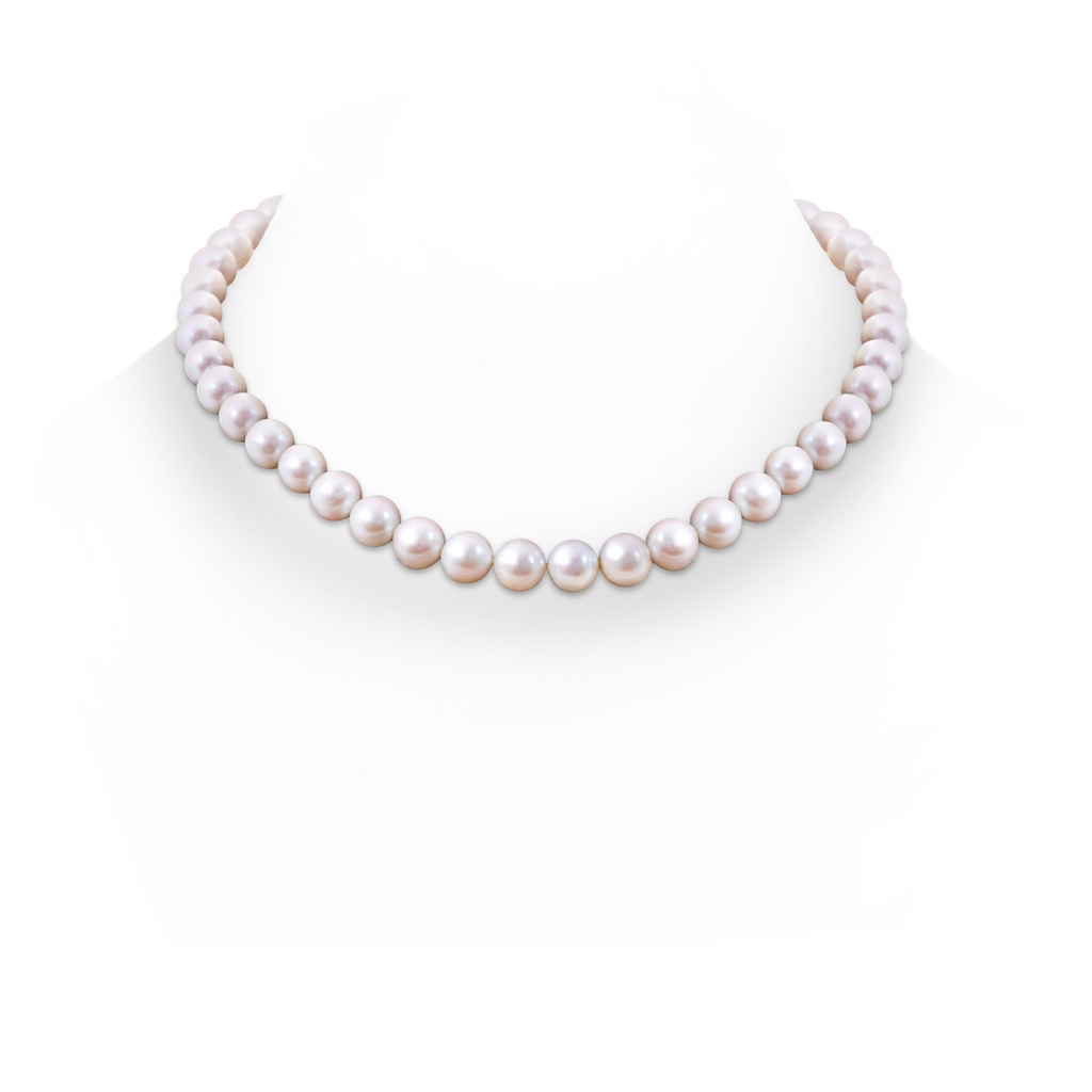 9-10mm Ball Clasp 9-10mm, 18" Freshwater Pearl Single Line Necklace in Yellow Gold