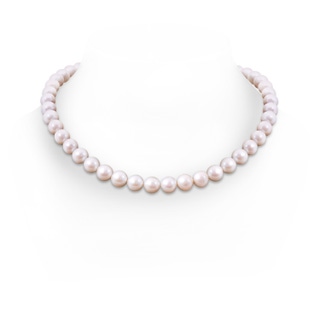 Ball Clasp 10-11mm 10-11mm, 20" Classic Freshwater Pearl Necklace in S999 Silver