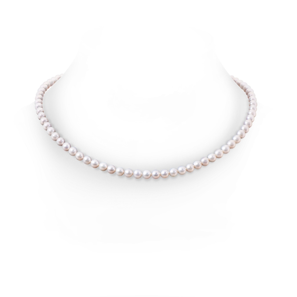 Ball Clasp 6-7mm 6-7mm, 20" Freshwater Pearl Single Strand Necklace in S999 Silver 