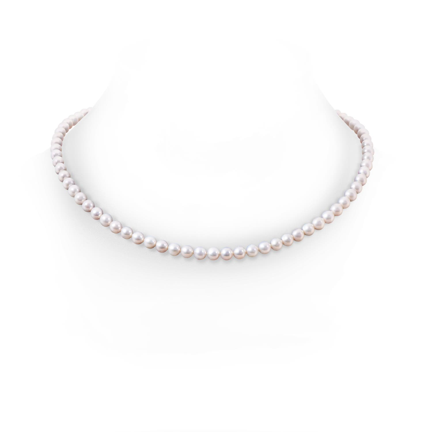 Buy RARE-GEMS Cream Pearl Necklace Set For Women सच्चा मोती माला ओरिजिनल  Pearl White Moti Mala IGL Certified 7mm Pearl Necklace Round Beads in  Thread Safed Moti Ki Mala at Amazon.in