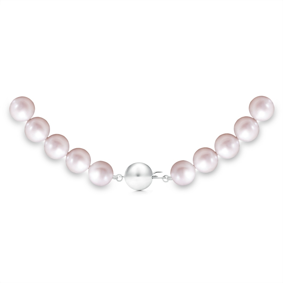 Ball Clasp 6-7mm 6-7mm, 20" Freshwater Pearl Single Strand Necklace in White Gold product image