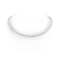6-7mm, 20" Freshwater Pearl Single Strand Necklace