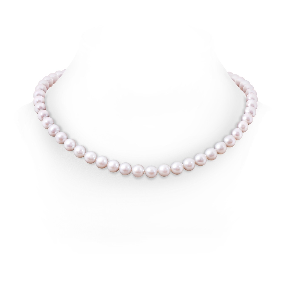 8-9mm Ball Clasp 8-9mm, 20" Freshwater Pearl Single Strand Necklace in S999 Silver