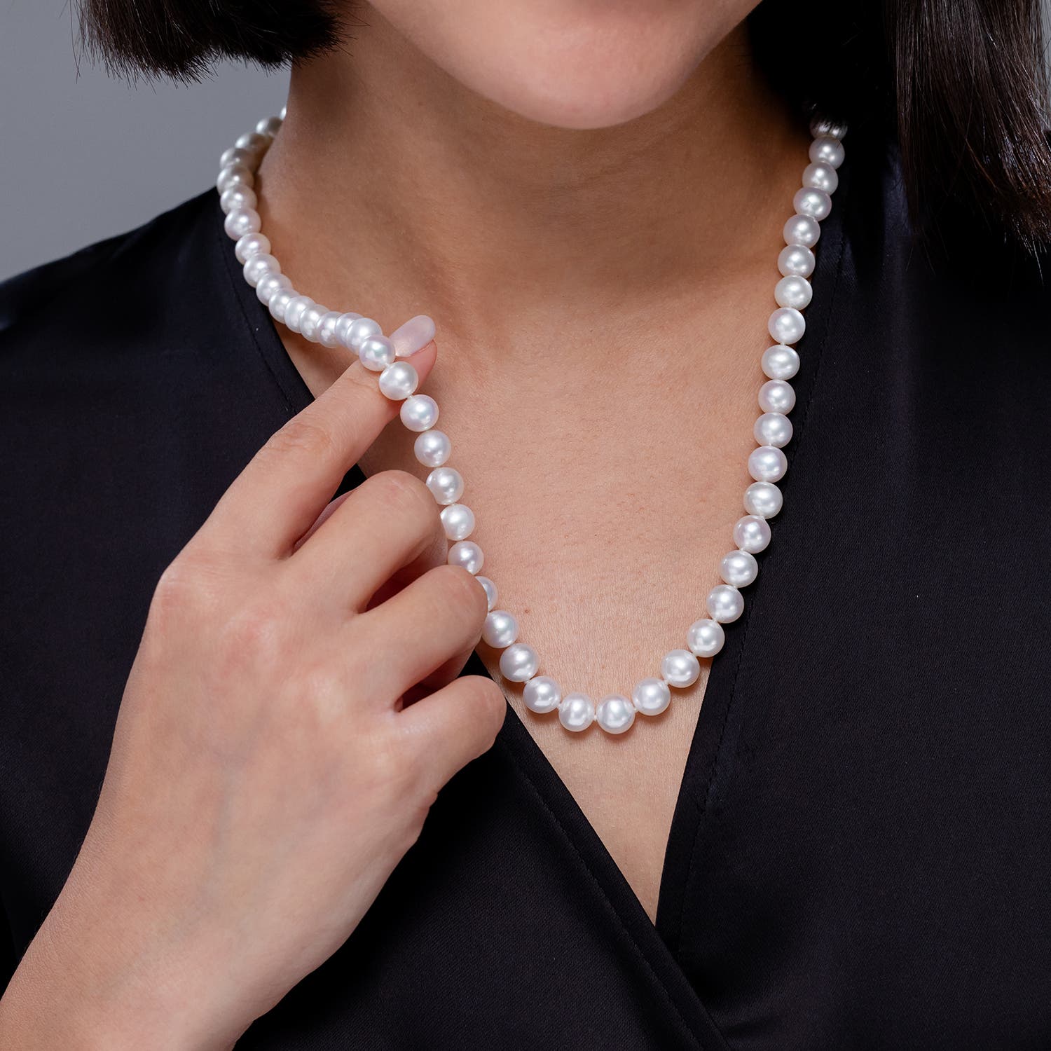 ★HARANG★ HR 51N_Freshwater Pearl Necklace Freshwater Pearl Necklace | Zahzil Jewelry