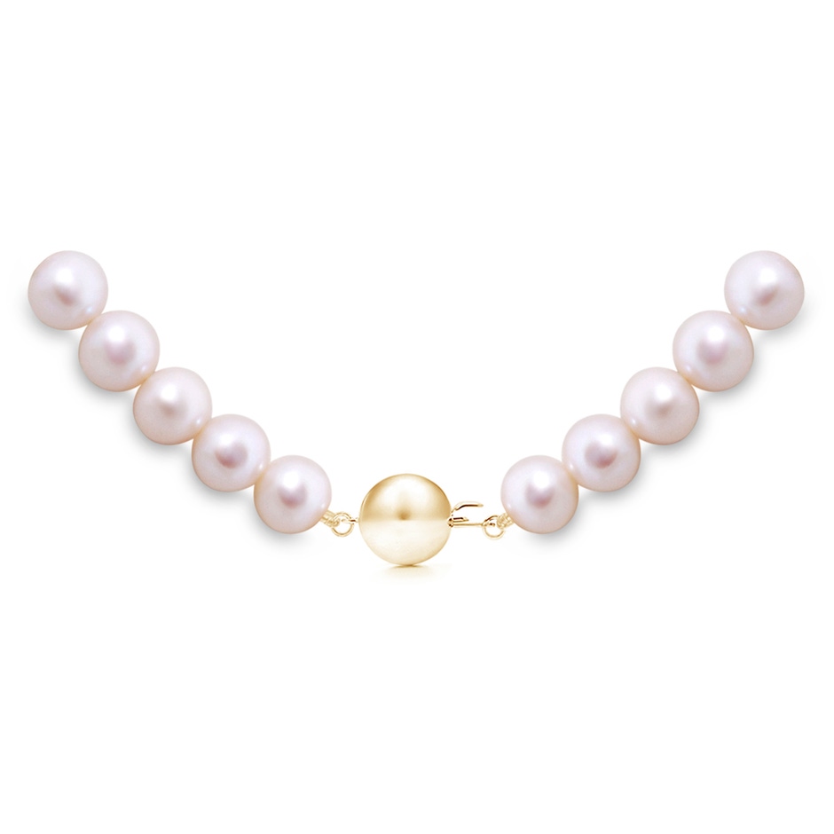 6.5-7mm Ball Clasp 22" Freshwater Pearl Matinee Strand in Yellow Gold product image