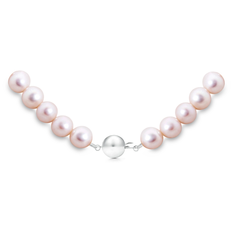 7.5-8mm Ball Clasp 18" Freshwater Pearl Single Line Princess Strand in White Gold product image