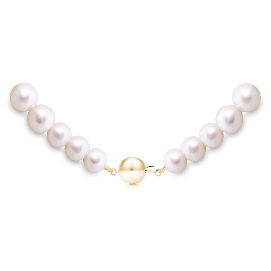 7-10mm Ball Clasp 16" Graduated Freshwater Pearl Choker in Yellow Gold product image