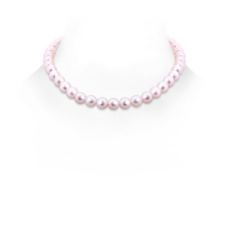 Ball Clasp 7.5-8mm 7.5-8mm, 16" Classic Akoya Cultured Pearl Choker Necklace in Yellow Gold