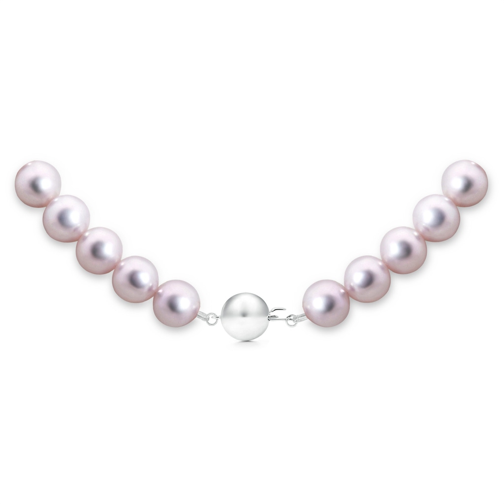 7.5-8mm Ball Clasp 7.5-8mm, 18" Classic Japanese Akoya Pearl Princess Necklace in White Gold Product Image