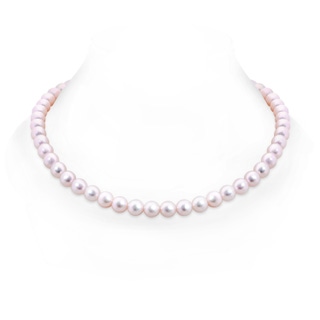 7.5-8mm Ball Clasp 7.5-8mm, 22" Classic Japanese Akoya Pearl Matinee Necklace in White Gold