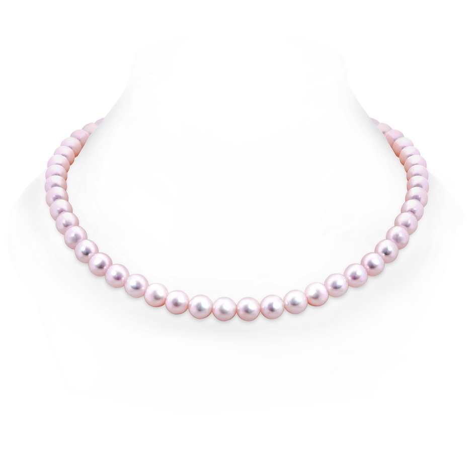 7.5-8mm Ball Clasp 7.5-8mm, 22" Classic Japanese Akoya Pearl Matinee Necklace in Yellow Gold 