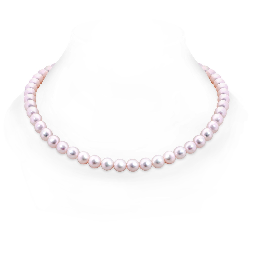 7.5-8mm Single Row Bow 7.5-8mm, 22" Classic Japanese Akoya Pearl Matinee Necklace in White Gold