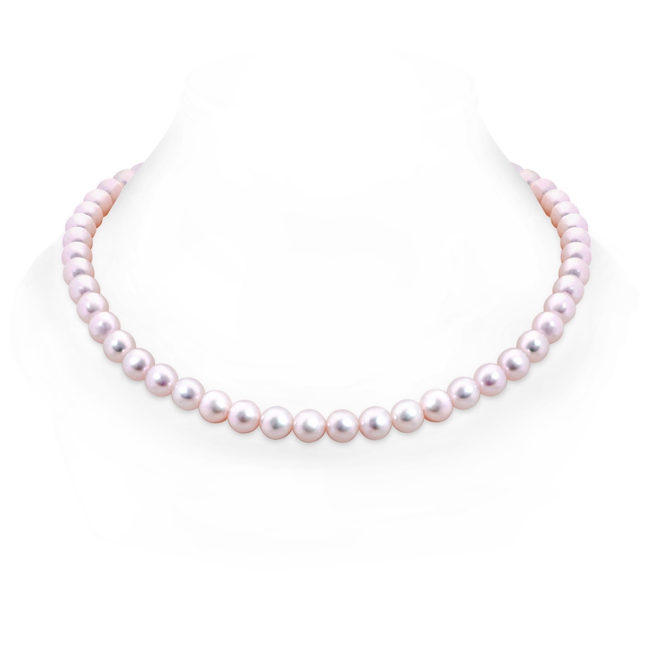 7.5-8mm Single Row Bow 7.5-8mm, 22" Classic Japanese Akoya Pearl Matinee Necklace in White Gold 