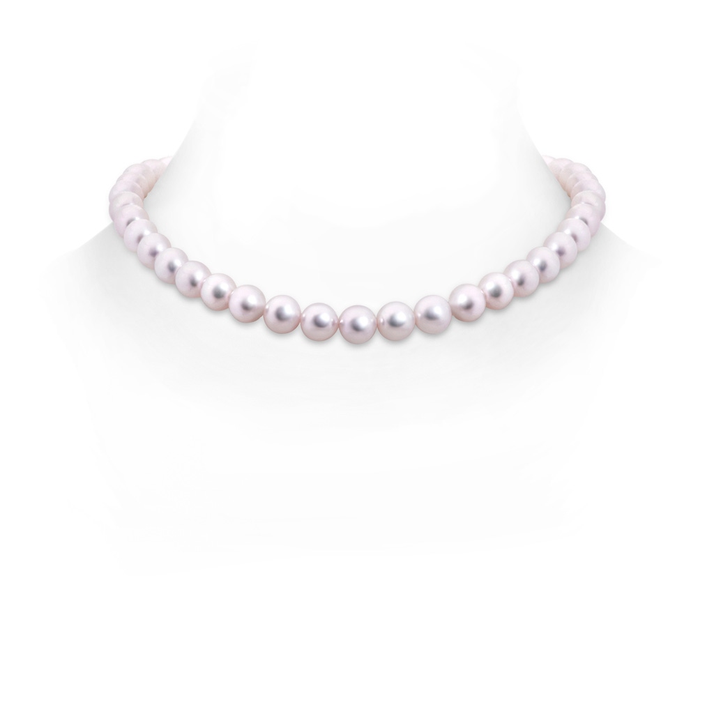 8-8.5mm Ball Clasp 8-8.5mm, 16" Japanese Akoya Pearl Choker in White Gold