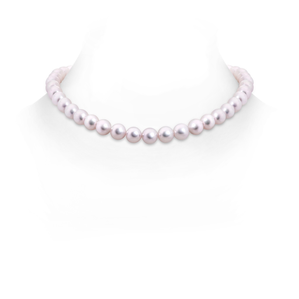 8-8.5mm Ball Clasp 8-8.5mm, 16" Japanese Akoya Pearl Choker in Yellow Gold