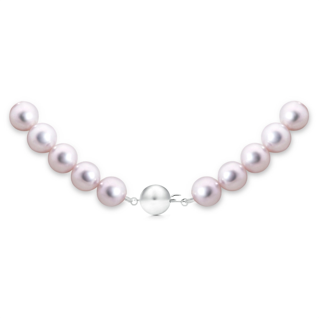 8-8.5mm Ball Clasp 8-8.5mm, 18" Japanese Akoya Pearl Princess Strand in White Gold Product Image
