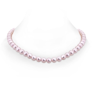 8-8.5mm Ball Clasp 8-8.5mm, 22" Japanese Akoya Pearl Matinee Necklace in White Gold