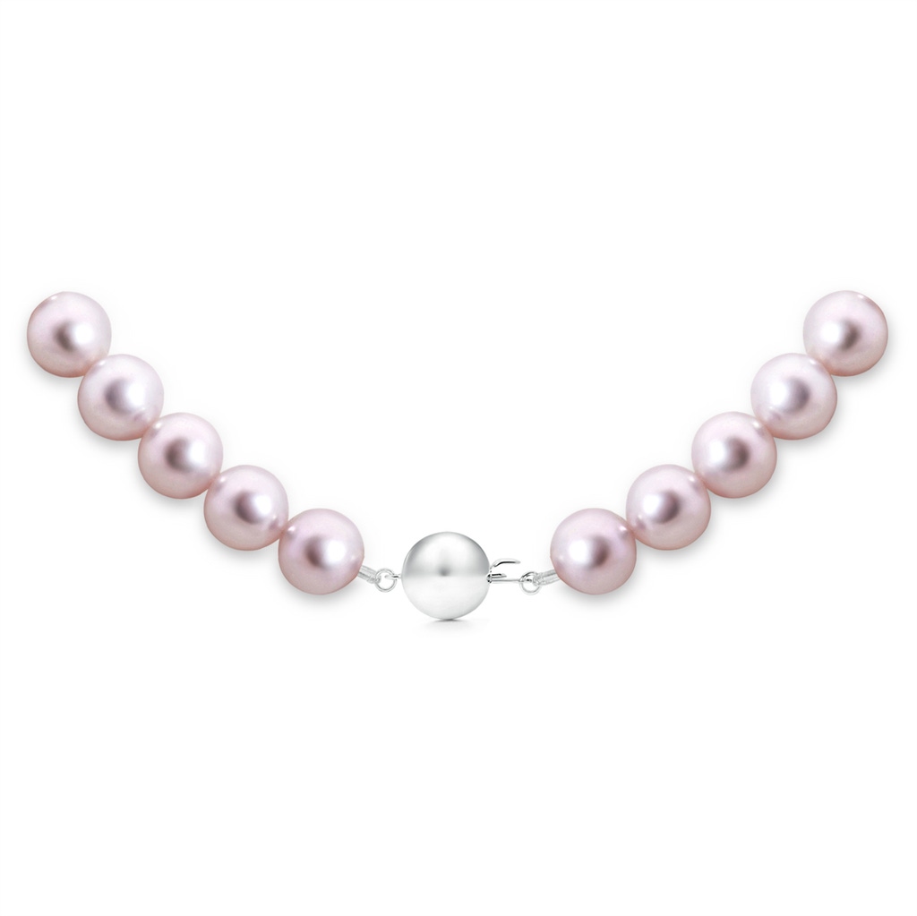 8-8.5mm Ball Clasp 8-8.5mm, 22" Japanese Akoya Pearl Matinee Necklace in White Gold Product Image