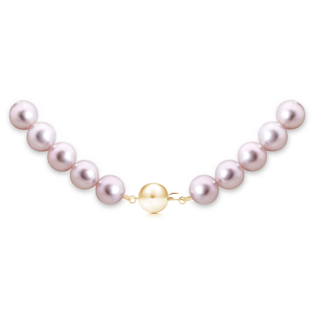 8-8.5mm Ball Clasp 8-8.5mm, 22" Japanese Akoya Pearl Matinee Necklace in Yellow Gold Product Image