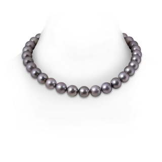 11-12mm Ball Clasp 11-12mm, 16" Tahitian Pearl Choker Necklace in White Gold