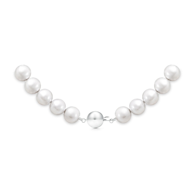 10-11mm Round Freshwater Pearls, White (16 Strand)