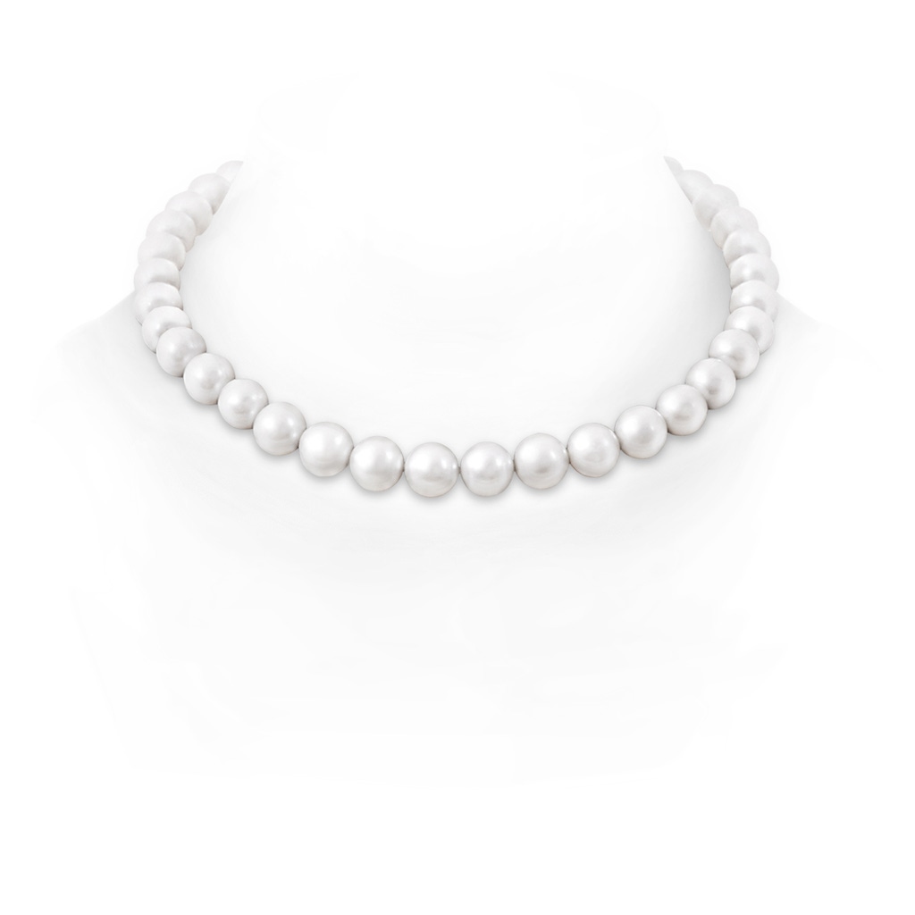 Ball Clasp 10-11mm 10-11mm, 16" South Sea Pearl Single Line Choker in Yellow Gold 