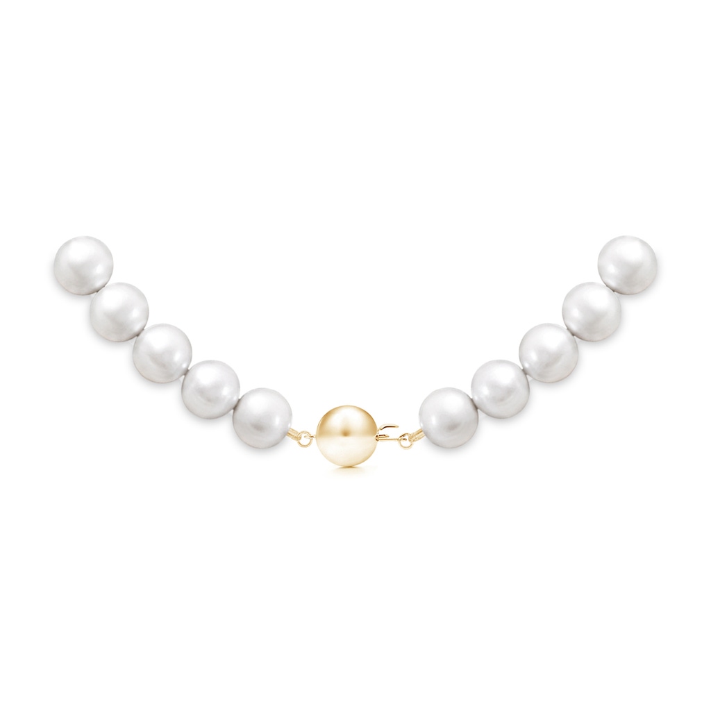 Ball Clasp 10-11mm 10-11mm, 16" South Sea Pearl Single Line Choker in Yellow Gold Product Image