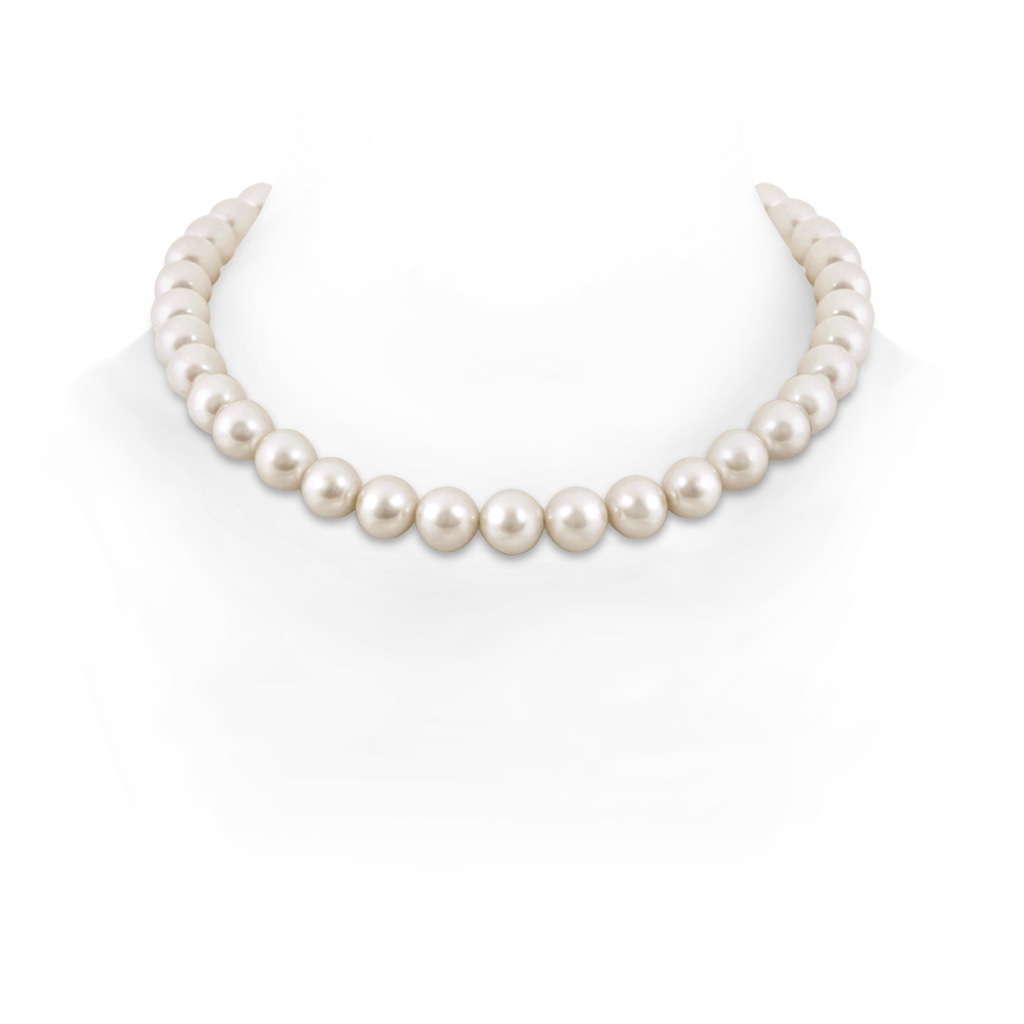 11-12mm Ball Clasp 11-12mm, 16" South Sea Cultured Pearl Single Line Choker in Yellow Gold